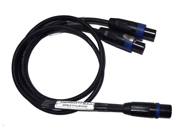 Adaptateurs Y <br><b>F</b> NL4->2xNL2 M
