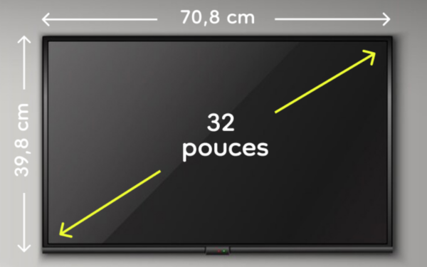 Téléviseur 32 »